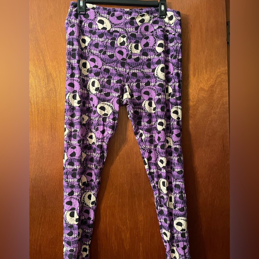 Lularoe Nightmare before Christmas Jack skellington Leggings